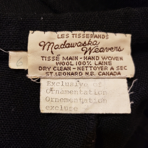 MADAWASKA WEAVERS Vintage Wool Skirt size 6 - Picture 6 of 7